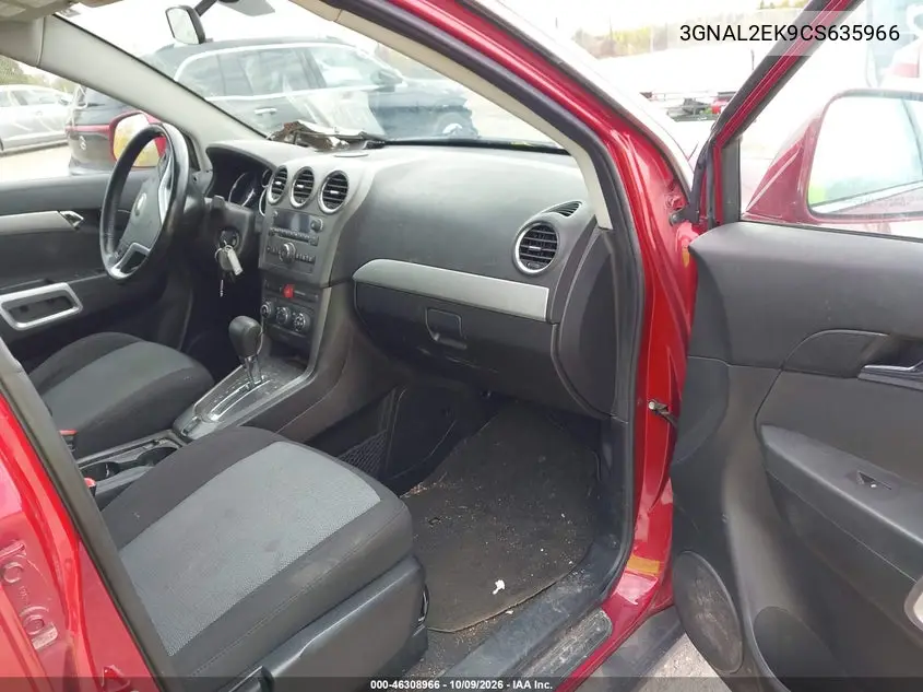 2012 CHEVROLET CAPTIVA SPORT VIN 3GNAL2EK9CS635966 — фото 5
