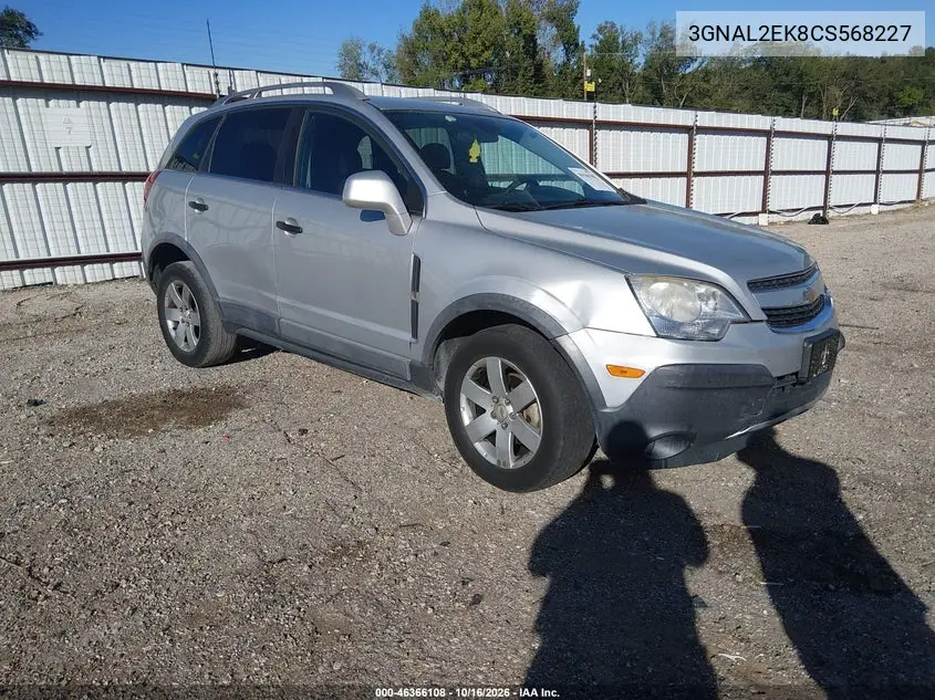 CHEVROLET CAPTIVA SPORT 2012, VIN 3GNAL2EK8CS568227