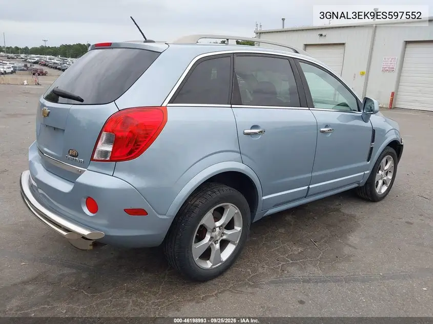 2014 CHEVROLET CAPTIVA SPORT VIN 3GNAL3EK9ES597552 — фото 4