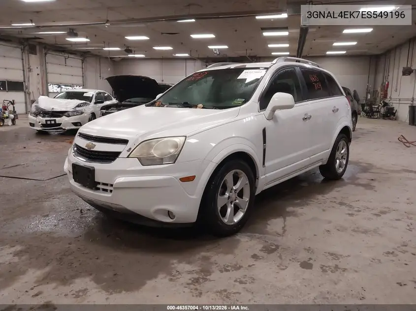 2014 CHEVROLET CAPTIVA SPORT VIN 3GNAL4EK7ES549196 — фото 2