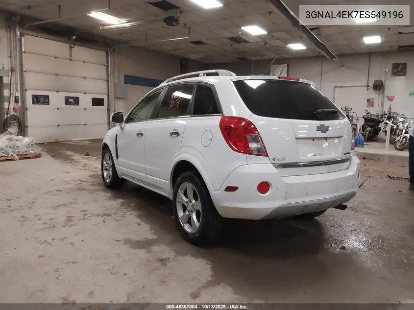 2014 CHEVROLET CAPTIVA SPORT VIN 3GNAL4EK7ES549196 — фото 3