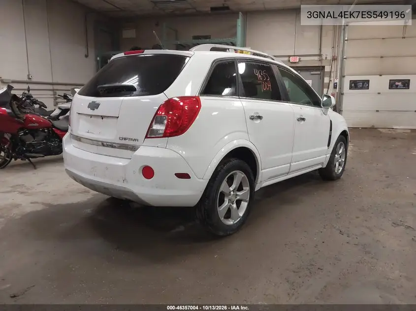 2014 CHEVROLET CAPTIVA SPORT VIN 3GNAL4EK7ES549196 — фото 4