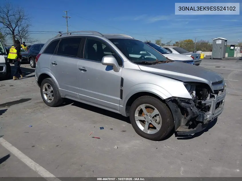 CHEVROLET CAPTIVA SPORT 2014, VIN 3GNAL3EK9ES524102