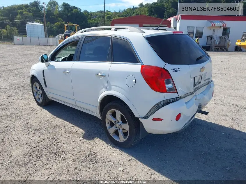 2015 CHEVROLET CAPTIVA SPORT VIN 3GNAL3EK7FS504609 — фото 3