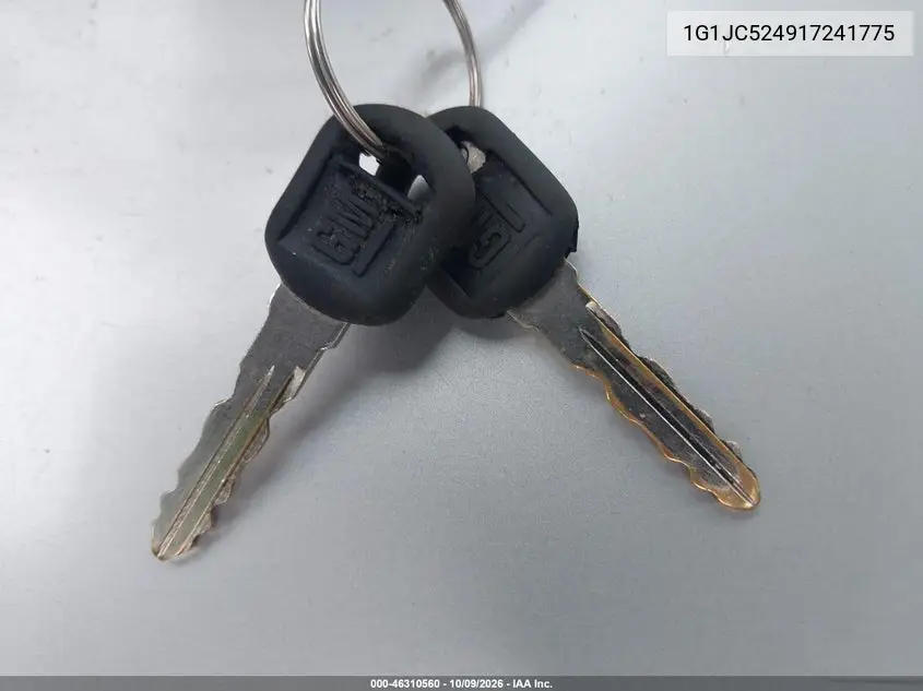 2001 CHEVROLET CAVALIER VIN 1G1JC524917241775 — фото 11