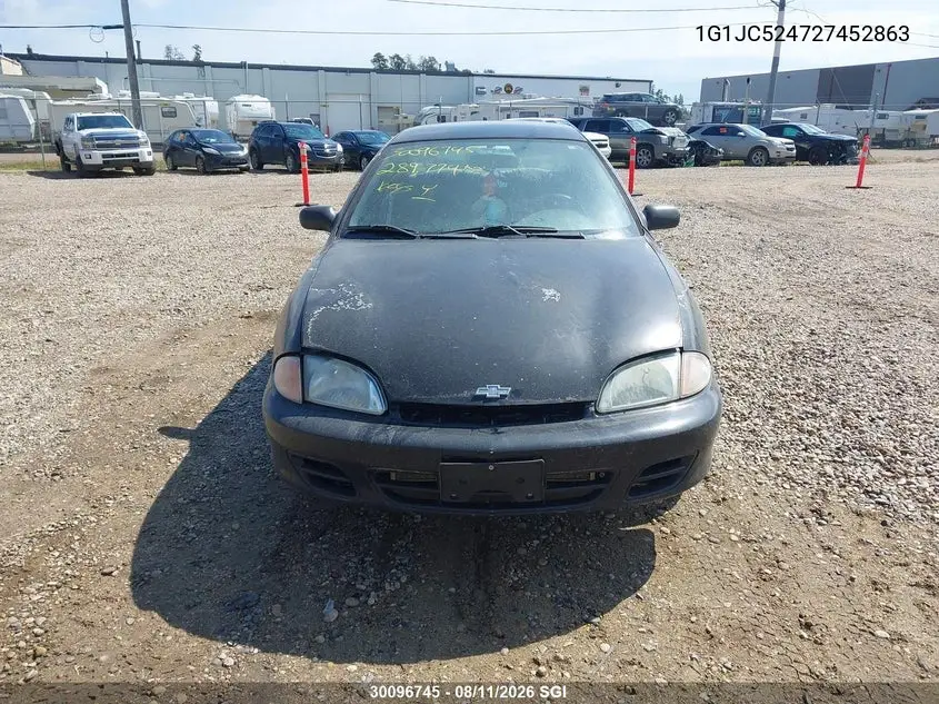 2002 CHEVROLET CAVALIER VIN 1G1JC524727452863 — фото 12