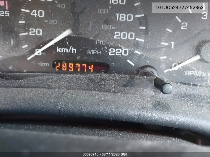 2002 CHEVROLET CAVALIER VIN 1G1JC524727452863 — фото 15