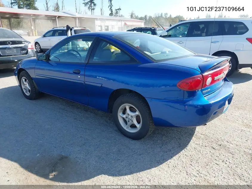 2003 CHEVROLET CAVALIER VIN 1G1JC12F237109664 — фото 3
