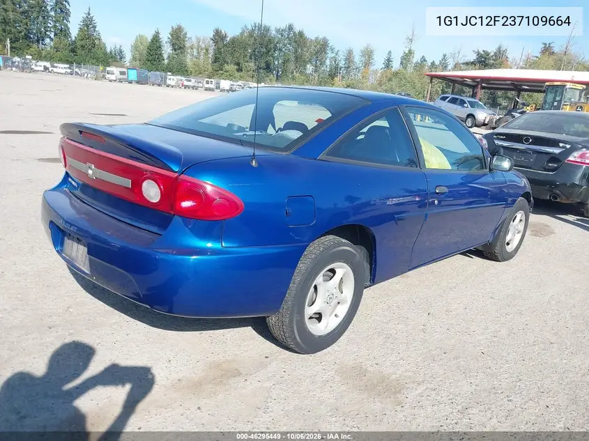 2003 CHEVROLET CAVALIER VIN 1G1JC12F237109664 — фото 4