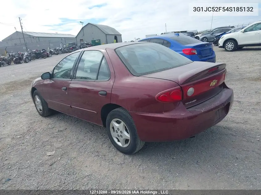 2004 CHEVROLET CAVALIER VIN 3G1JC52F54S185132 — фото 3