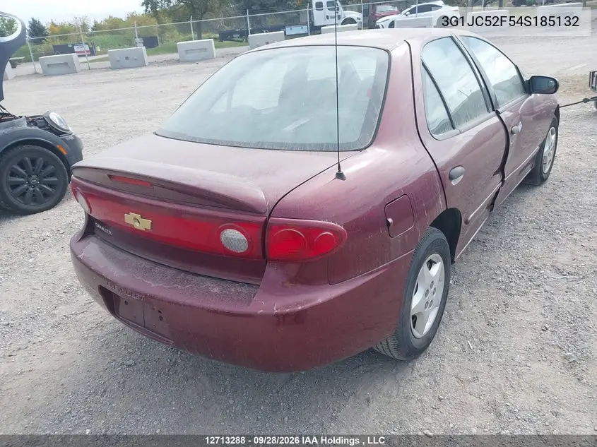 2004 CHEVROLET CAVALIER VIN 3G1JC52F54S185132 — фото 4