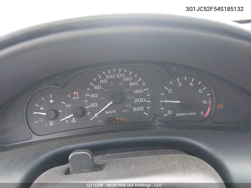 2004 CHEVROLET CAVALIER VIN 3G1JC52F54S185132 — фото 7