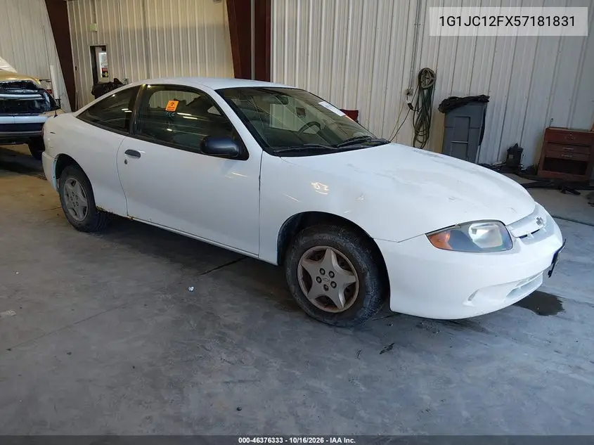 CHEVROLET CAVALIER 2005, VIN 1G1JC12FX57181831