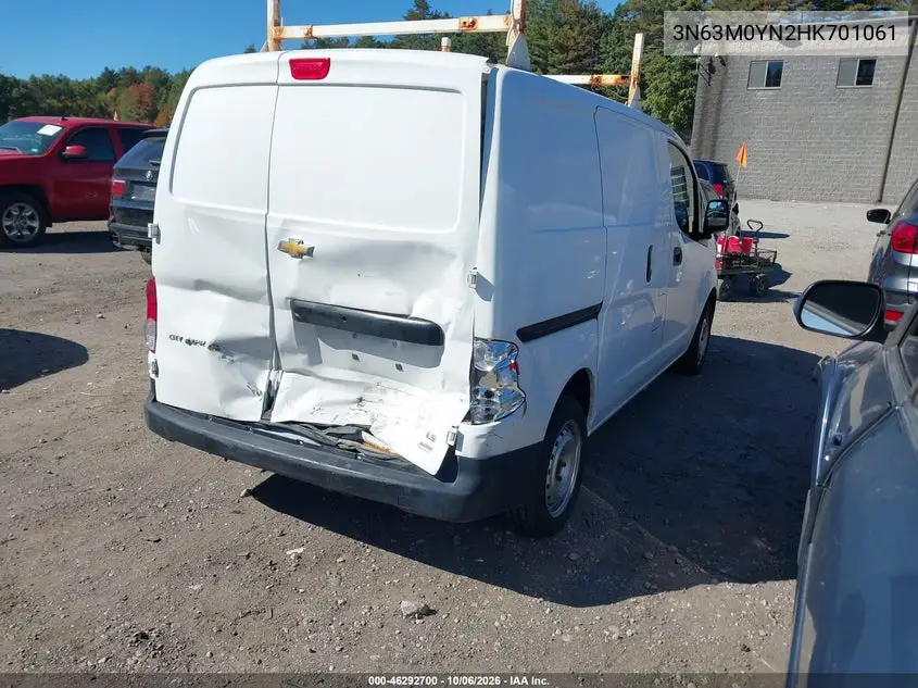 2017 CHEVROLET CITY EXPRESS VIN 3N63M0YN2HK701061 — фото 4