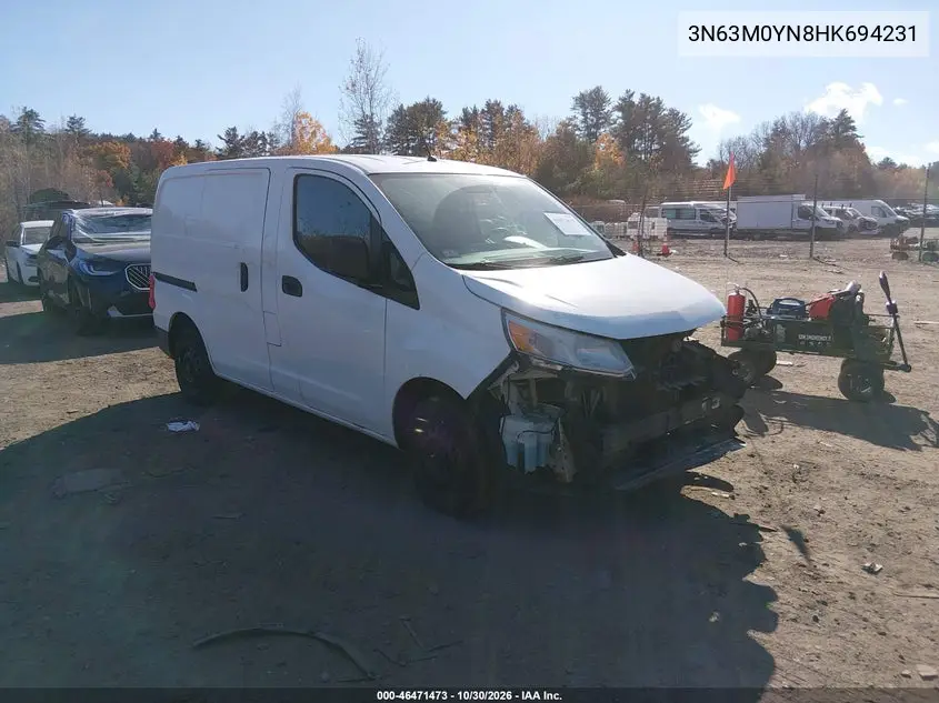CHEVROLET CITY EXPRESS 2017, VIN 3N63M0YN8HK694231