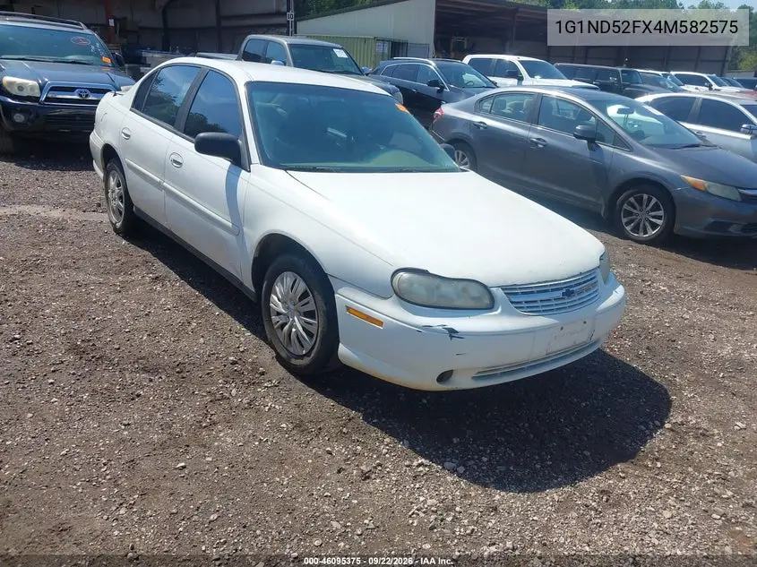 CHEVROLET CLASSIC 2004, VIN 1G1ND52FX4M582575