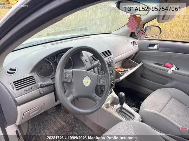 2005 CHEVROLET COBALT VIN 1G1AL52F057547061 — фото 5