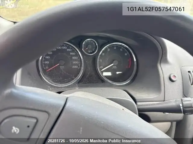 2005 CHEVROLET COBALT VIN 1G1AL52F057547061 — фото 7