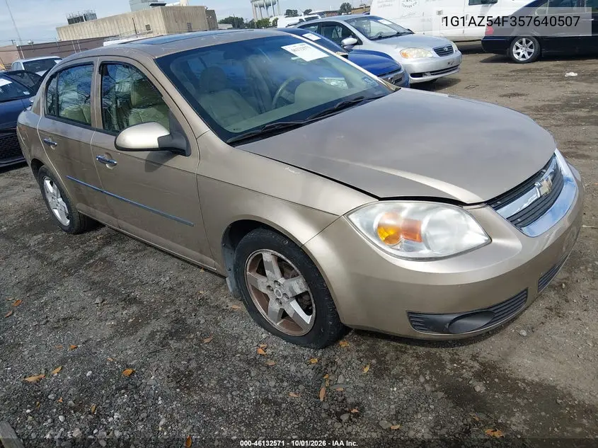 CHEVROLET COBALT 2005, VIN 1G1AZ54F357640507