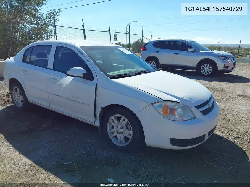 CHEVROLET COBALT 2005, VIN 1G1AL54F157540729