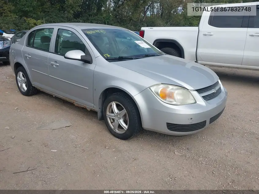 CHEVROLET COBALT 2006, VIN 1G1AL55F867832748