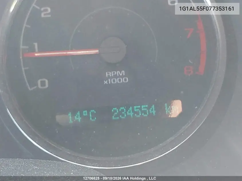 2007 CHEVROLET COBALT VIN 1G1AL55F077353161 — фото 14