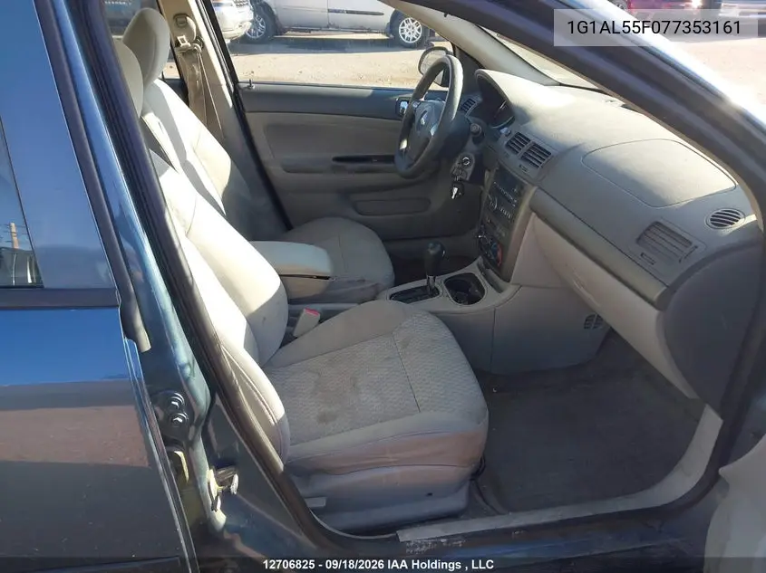 2007 CHEVROLET COBALT VIN 1G1AL55F077353161 — фото 5