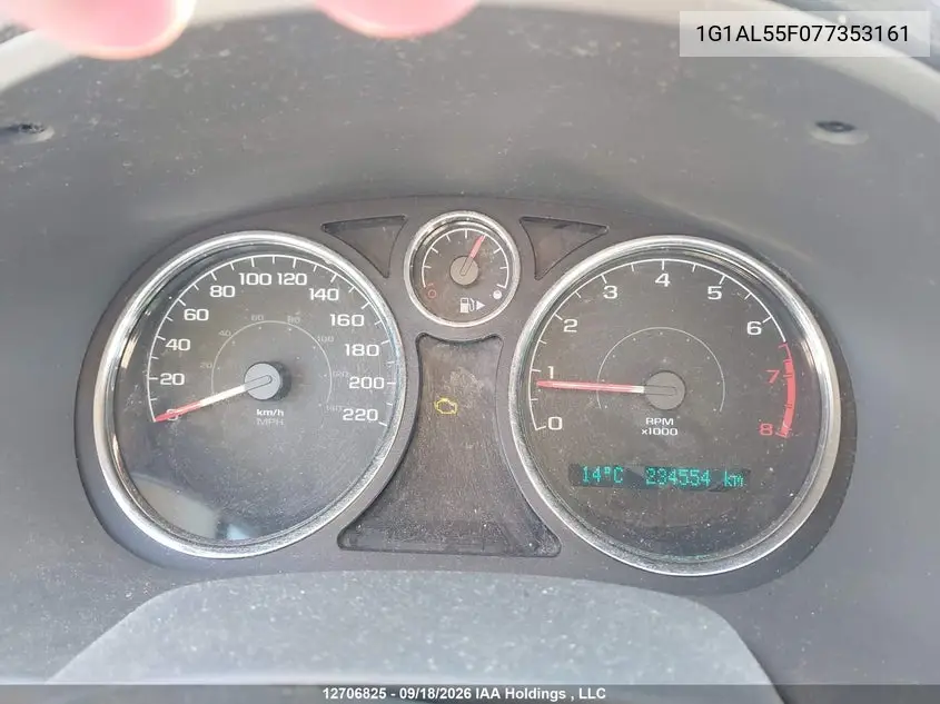 2007 CHEVROLET COBALT VIN 1G1AL55F077353161 — фото 7