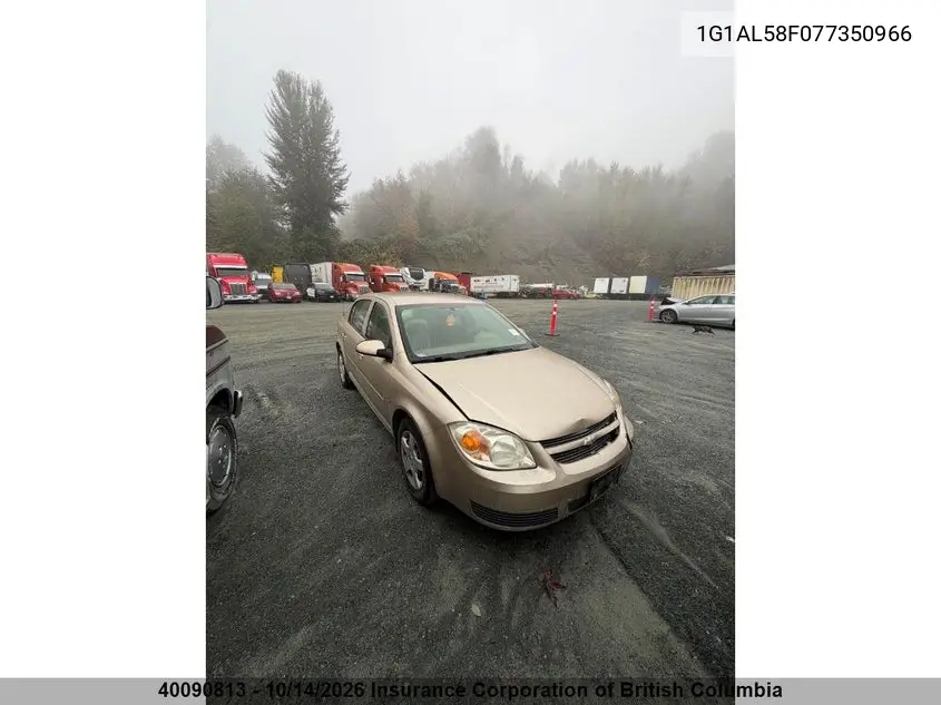 CHEVROLET COBALT 2007, VIN 1G1AL58F077350966