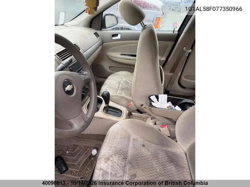 2007 CHEVROLET COBALT VIN 1G1AL58F077350966 — фото 10