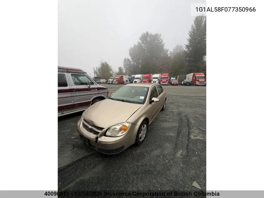 2007 CHEVROLET COBALT VIN 1G1AL58F077350966 — фото 2