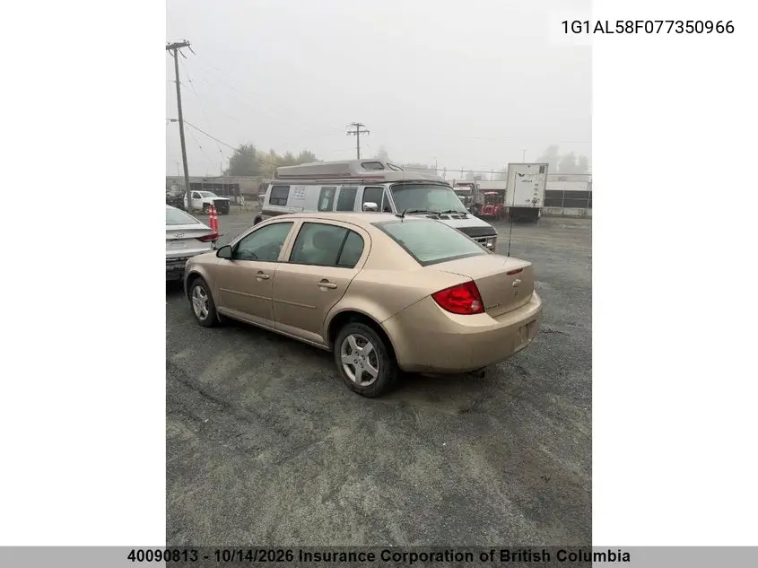 2007 CHEVROLET COBALT VIN 1G1AL58F077350966 — фото 3