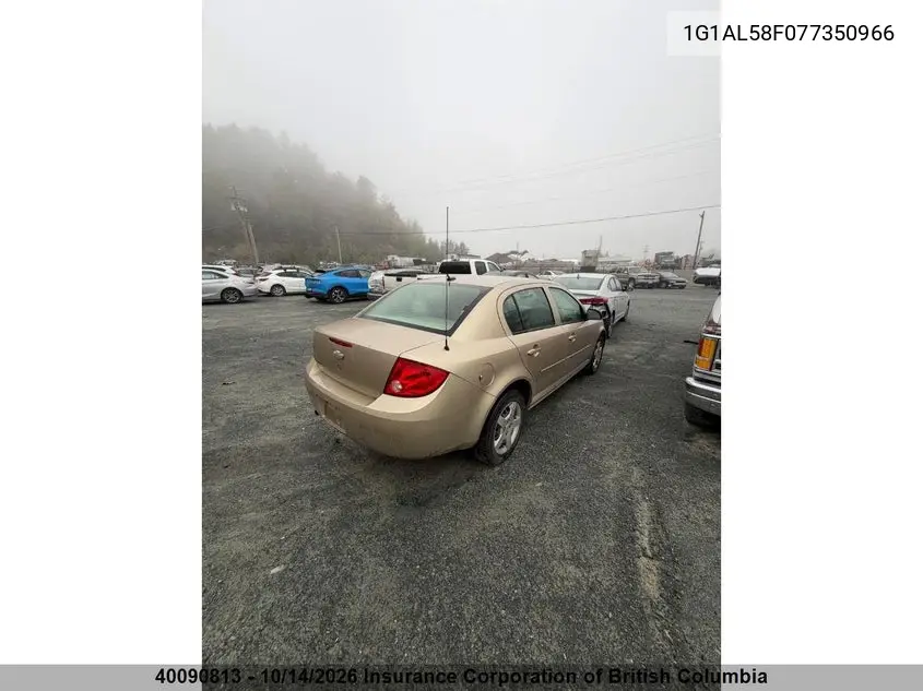 2007 CHEVROLET COBALT VIN 1G1AL58F077350966 — фото 4