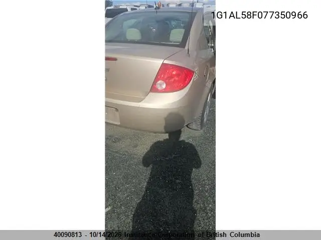 2007 CHEVROLET COBALT VIN 1G1AL58F077350966 — фото 7