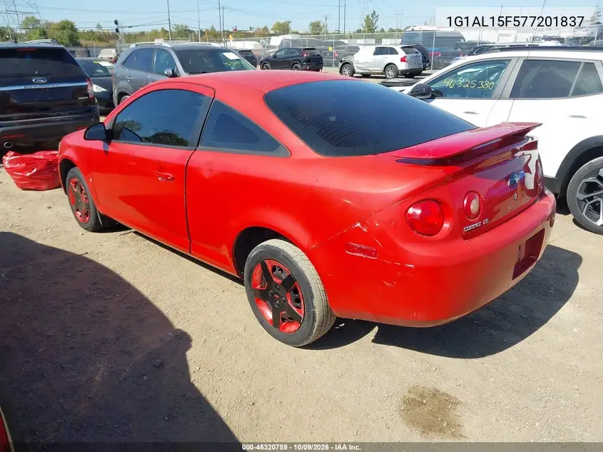2007 CHEVROLET COBALT VIN 1G1AL15F577201837 — фото 3