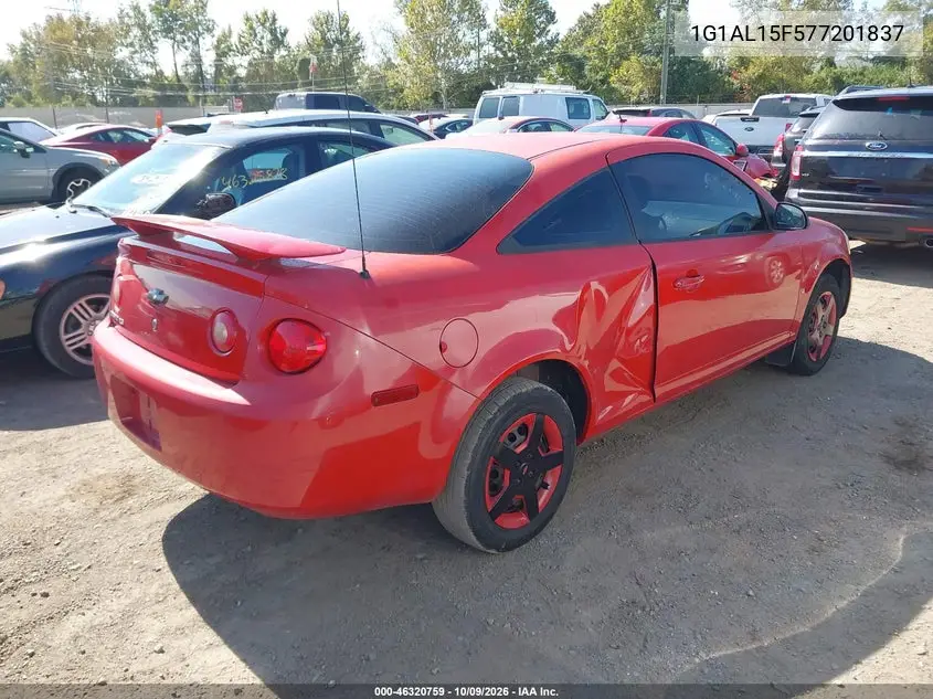2007 CHEVROLET COBALT VIN 1G1AL15F577201837 — фото 4