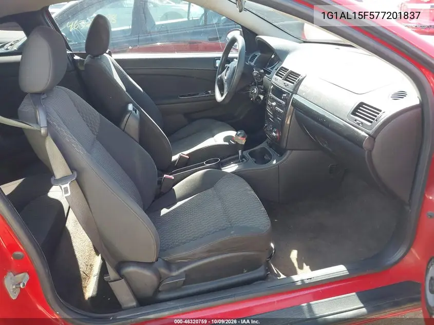 2007 CHEVROLET COBALT VIN 1G1AL15F577201837 — фото 5