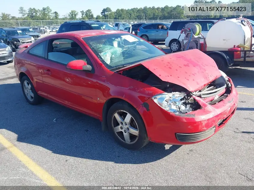 CHEVROLET COBALT 2007, VIN 1G1AL15FX77155423