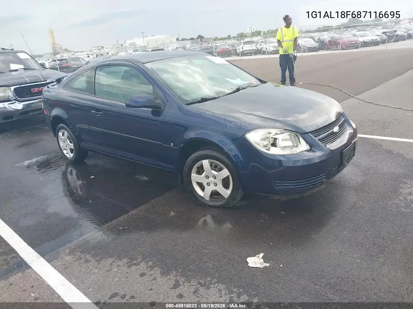 CHEVROLET COBALT 2008, VIN 1G1AL18F687116695