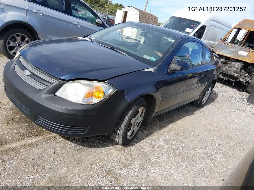 2008 CHEVROLET COBALT VIN 1G1AL18F287201257 — фото 2