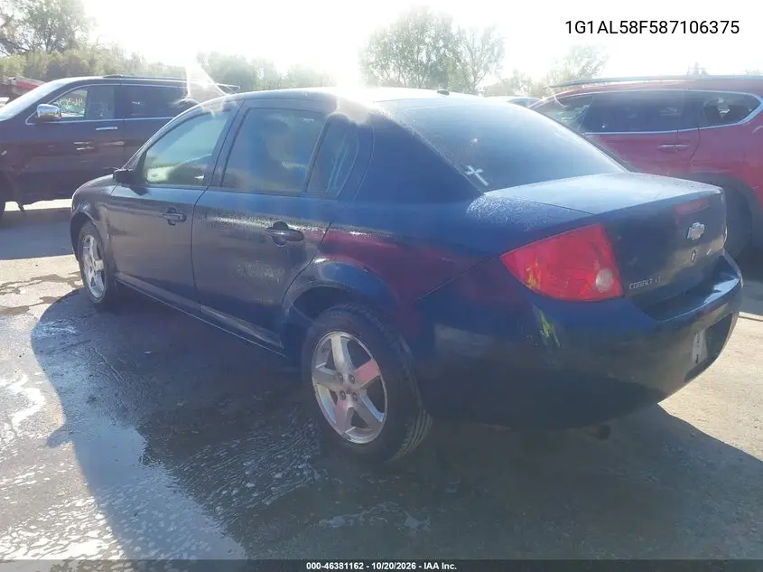 2008 CHEVROLET COBALT VIN 1G1AL58F587106375 — фото 3