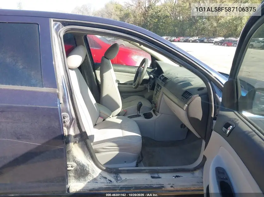 2008 CHEVROLET COBALT VIN 1G1AL58F587106375 — фото 5