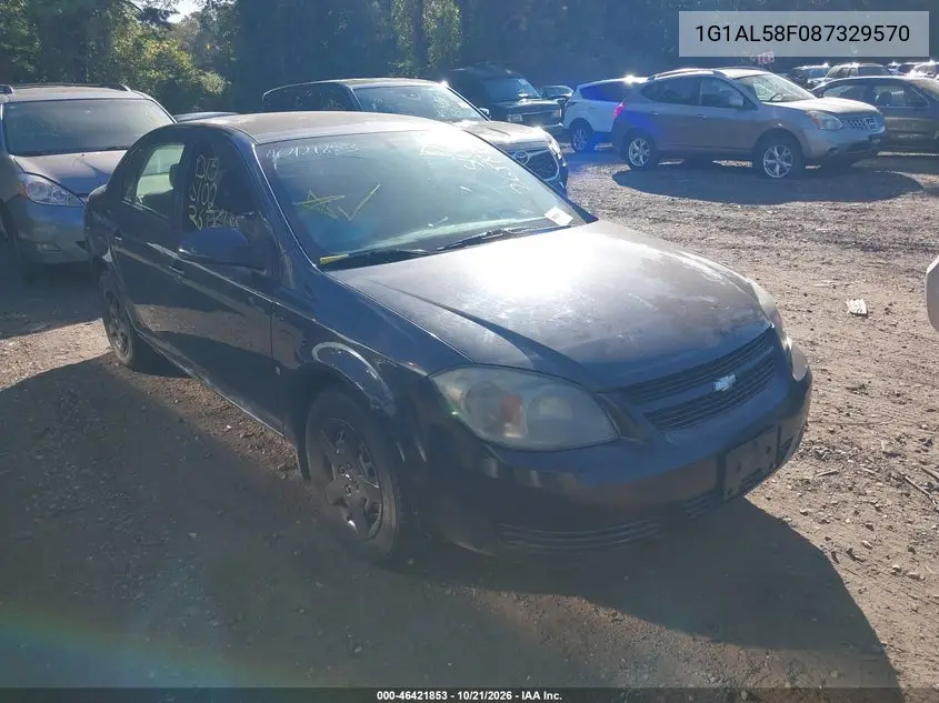 CHEVROLET COBALT 2008, VIN 1G1AL58F087329570