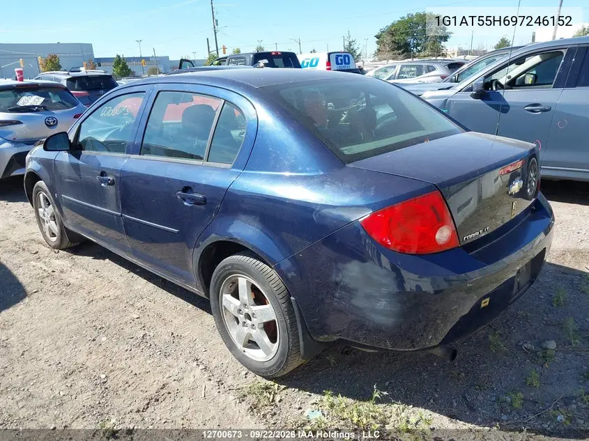 2009 CHEVROLET COBALT VIN 1G1AT55H697246152 — фото 3