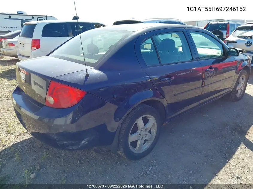 2009 CHEVROLET COBALT VIN 1G1AT55H697246152 — фото 4