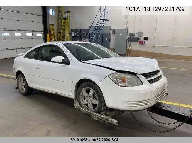 CHEVROLET COBALT 2009, VIN 1G1AT18H297221799