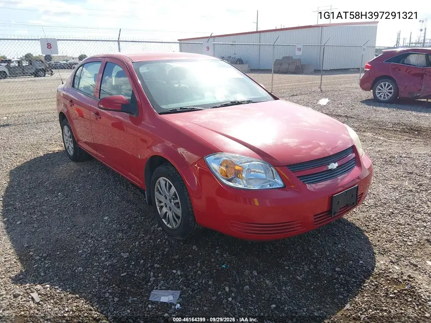 CHEVROLET COBALT 2009, VIN 1G1AT58H397291321