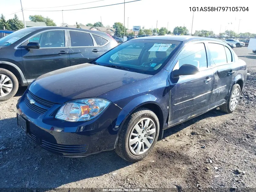2009 CHEVROLET COBALT VIN 1G1AS58H797105704 — фото 2