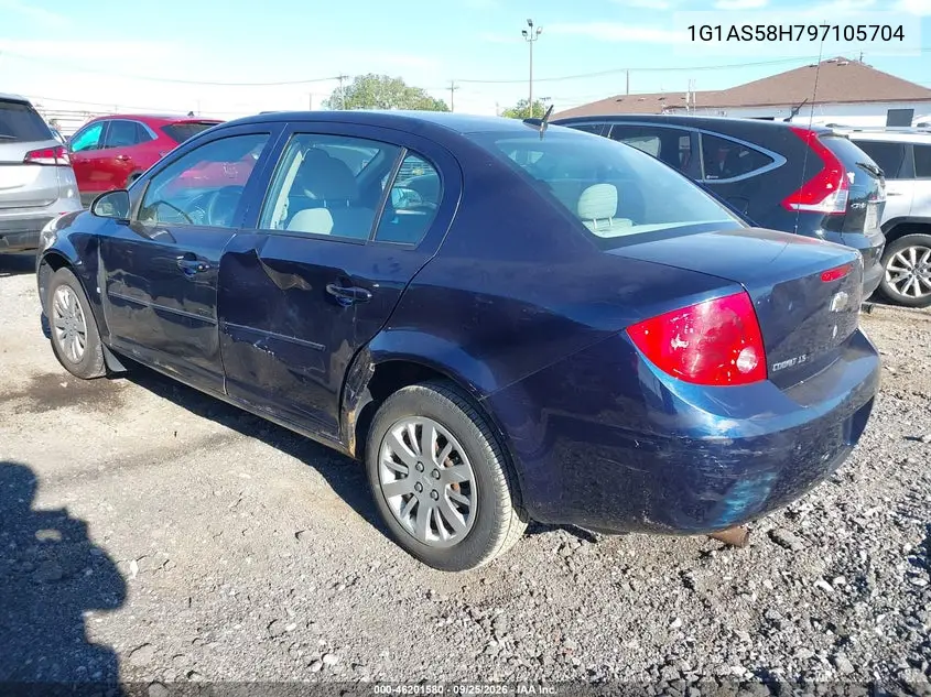 2009 CHEVROLET COBALT VIN 1G1AS58H797105704 — фото 3