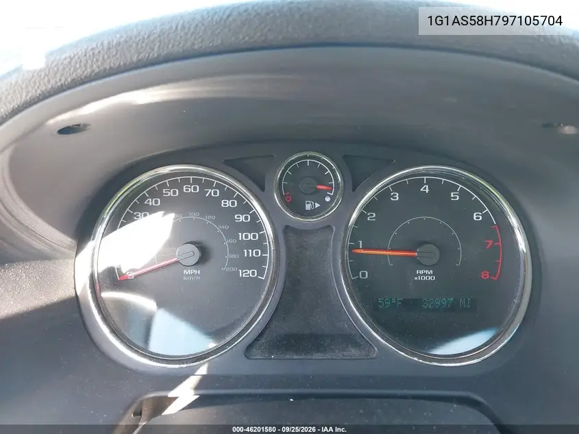 2009 CHEVROLET COBALT VIN 1G1AS58H797105704 — фото 7